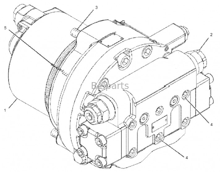 Escavatore motore di viaggio Assy E325 E329D Final Drive Assy 2042674 199-4521 227-6138 227-6116 267-6796