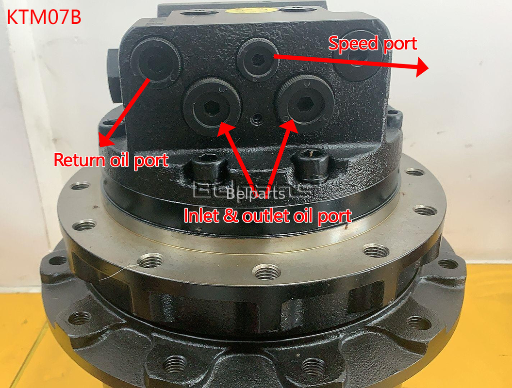 Belparts Travel Motor Assy TM07B R60 DH55 R55-9 31M8-40010 Per parti di escavatori