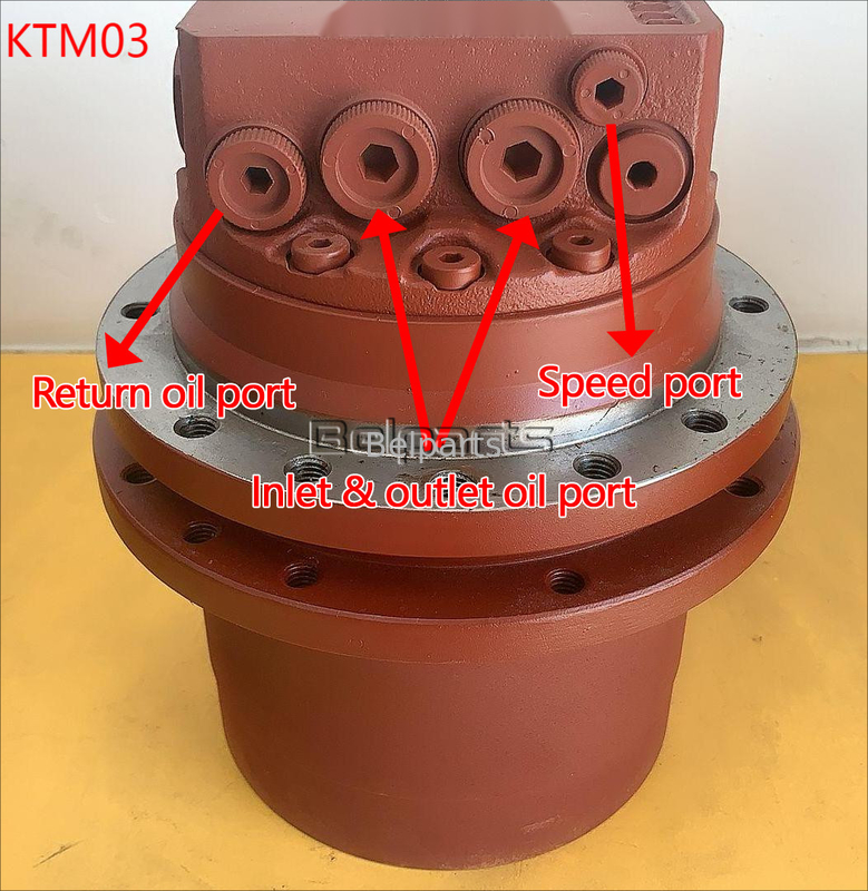 TM03 MAG18VP-220 PHV2B MB0161 Gruppo motore di traslazione per escavatore CX27B CX22B EC20