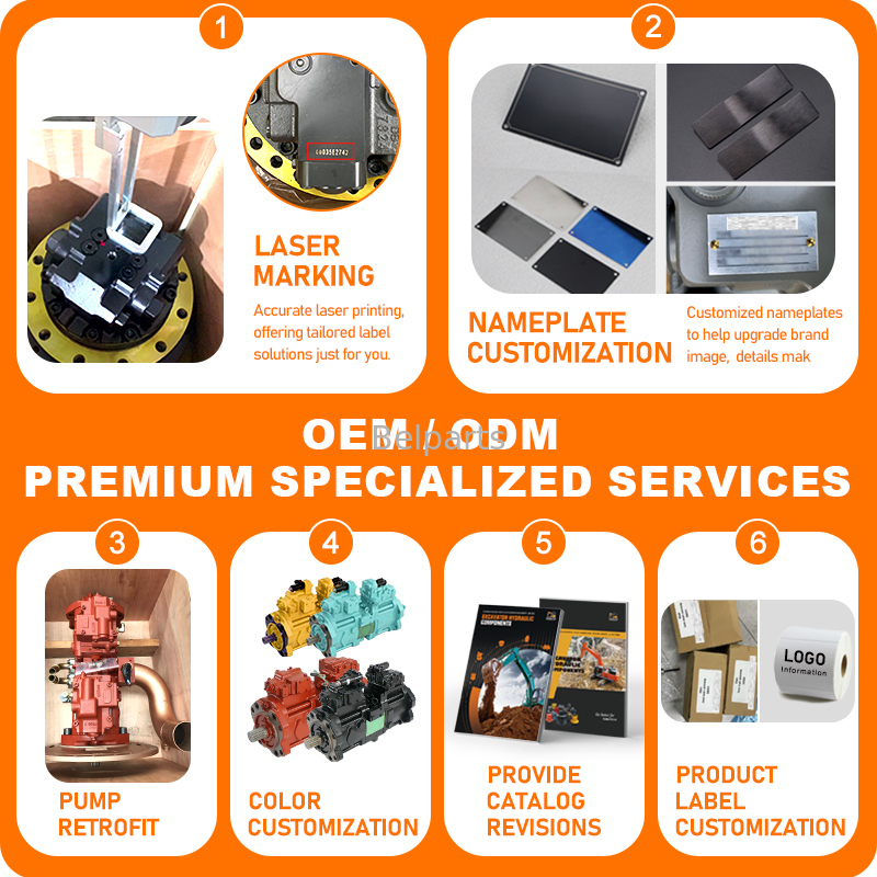 Pompa idraulica 12G 130G 140G 160G per escavatore, ricambi 6E-1279 6E1279, pompa a pistoni assiali