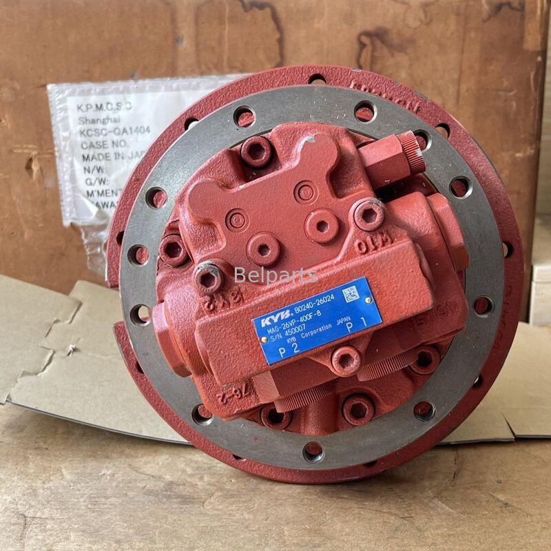 Trasmissione finale per mini escavatore Kubota KX121-2 KX121-2S, ricambi KYB MAG-26VP-400F-8 motore di traslazione B0240-26024 RD108-61600 RD108-61802 RD128-92700 RD108-61606
