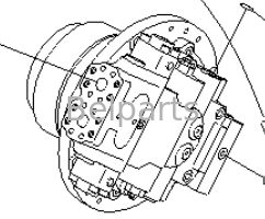 Motore di viaggio per KOMATSU PC1100-6 PC1100LC-6 PC1100SP-6 Parti di escavatore 21N-60-32101 Trasmissione idraulica