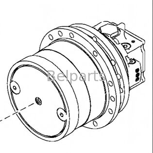 John Deere 50 50C ZTS Mini Escavatore Riduttore Motore di Traslazione Idraulico Parte 4433991 4605108