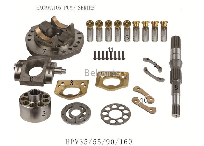 705-56-24080 parti di riparazione idrauliche del motore di Spare Parts HPV35/55/90/160 dell'escavatore