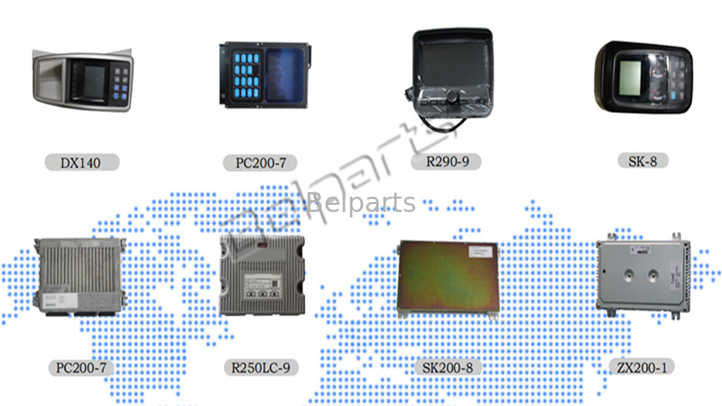 Schermo 332/K4244 704/50207 del quadro comandi di Monitor JS200LC JCB200 dell'escavatore JCB220