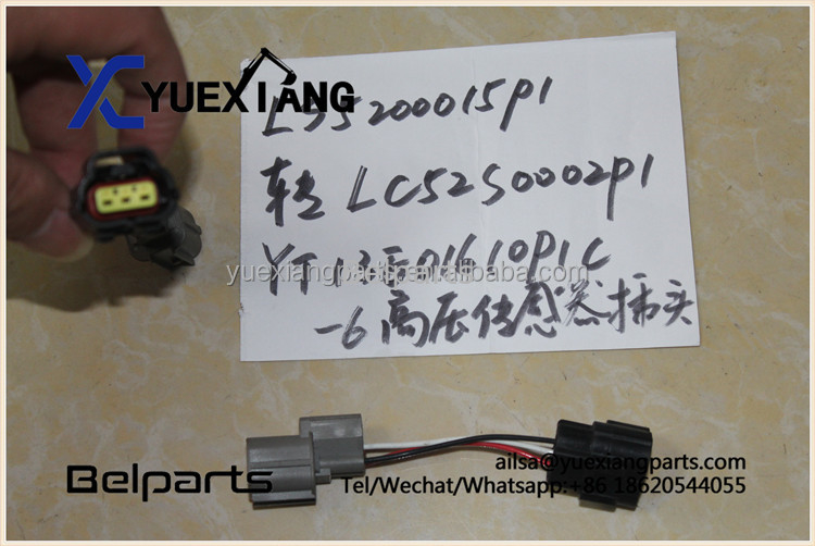 Spina ad alta pressione YT13E01610P1C-6 del sensore di Spare Parts LS5200015P1 LC52S0002P1 dell'escavatore di Belparts