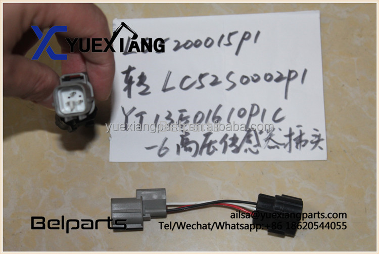 Spina ad alta pressione YT13E01610P1C-6 del sensore di Spare Parts LS5200015P1 LC52S0002P1 dell'escavatore di Belparts
