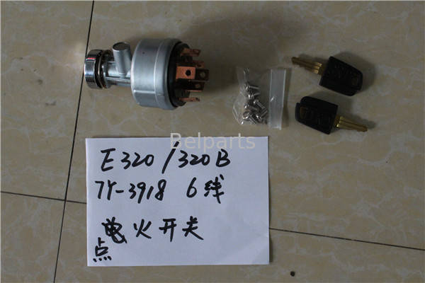 L'escavatore 307 308C 312 di Belparts 320 6 linee elettriche 320C commuta il dispositivo d'avviamento dell'accensione di inizio E320B E320C 7Y-3918 del calore del gruppo