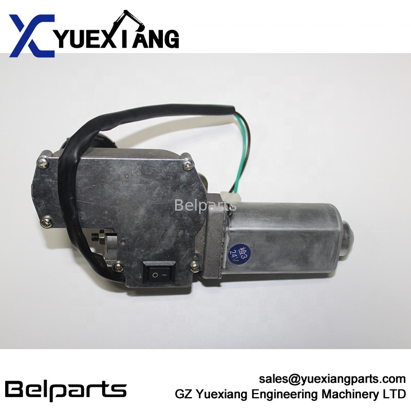 Motore del tergicristallo dell'Assemblea della pioggia di Electric Part Windscreen 24V dell'escavatore per SH120-3 SH100-3 SH200-3 SH200A3 SH200